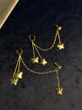 Adjustable Butterfly Cuff Earrings
