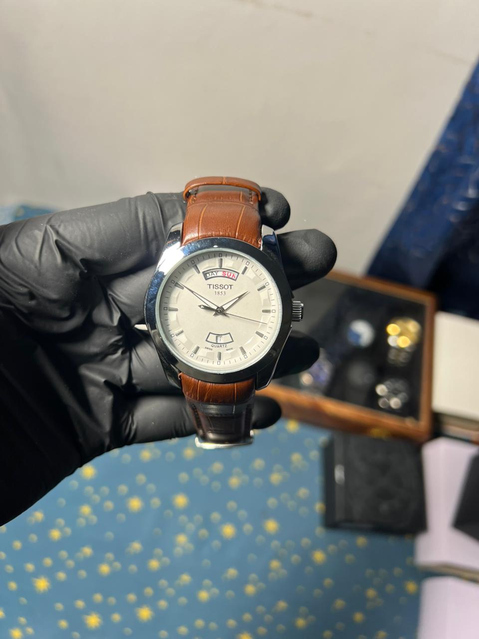 Tissot Couturier | White Dial | Brown Leather Strap